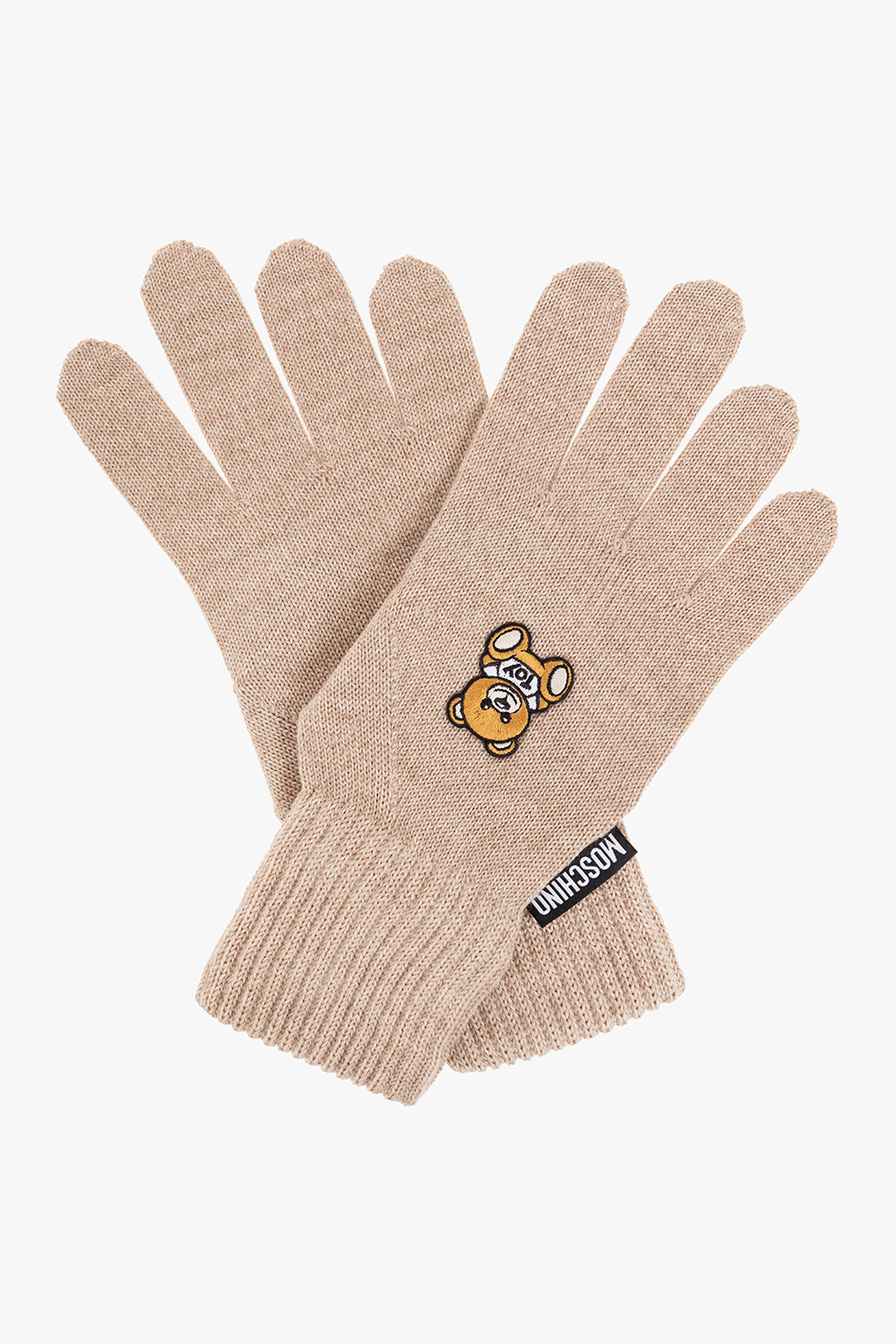 Designer moschino discount gloves